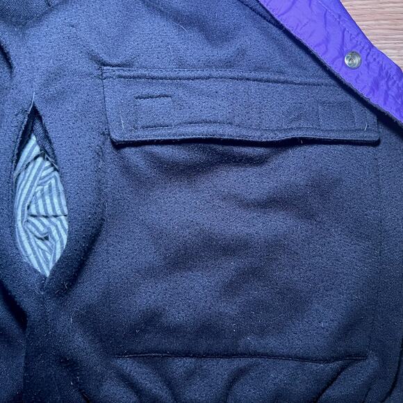 Current Seen Vintage 90s Reversible Windbreaker Jacket | Retro Sportswear Purple - Picture 15 of 15